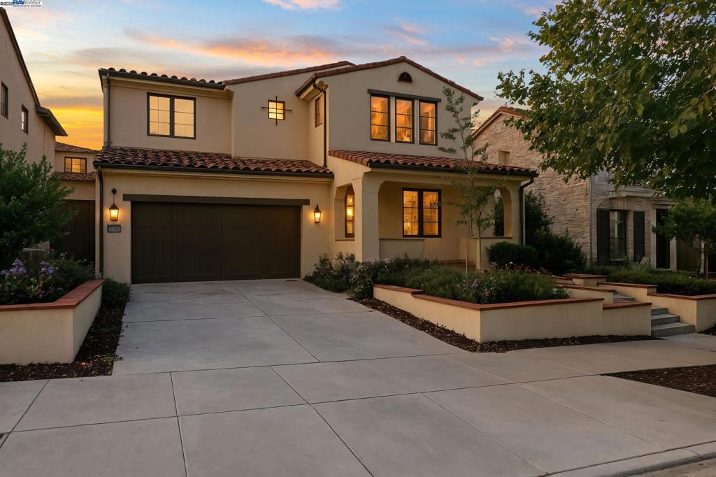 Location & Quality! Don’t miss this desirable cul-de-sac luxury home, walking distance to top-rated Mission San Jose schools (Mission High, Hopkins, Chadbourne) yet tucked in prestigious Mission Foothills. Built in 2019, this immaculate 3,565 sq. ft. residence features 4 spacious en-suites & 4.5 baths, including a main-level suite perfect for guests or multi-gen living. Smart upgrades include fiber-optic wiring w/ true 10 Gbps internet, motorized Hunter Douglas shades w/ app control, home automation lighting & security, fully owned dual solar, 2 EV chargers, whole-house water filtration, humidifier & 6-speaker surround sound. Chef’s kitchen offers GE Monogram fridge, quartz counters, oversized island, instant hot water & designer cabinetry. Expansive living areas showcase vaulted ceilings, elegant chandeliers & accent walls. Spa-like primary suite has soaking tub, dual vanity & separate shower. Backyard oasis w/ bar seating, spa, fire pit, patio set & umbrella. Extras: custom closets, wide-plank hardwood, laundry w/ sink & cabinets, garage w/ storage & security cam. HOA covers front yard & tree maintenance. Close to parks, trails, Lake Elizabeth, library, Auto Mall & downtown. EZ access to tech shuttles & 680. OH Sat 09/20 & Sun 09/21, 1–4 PM.