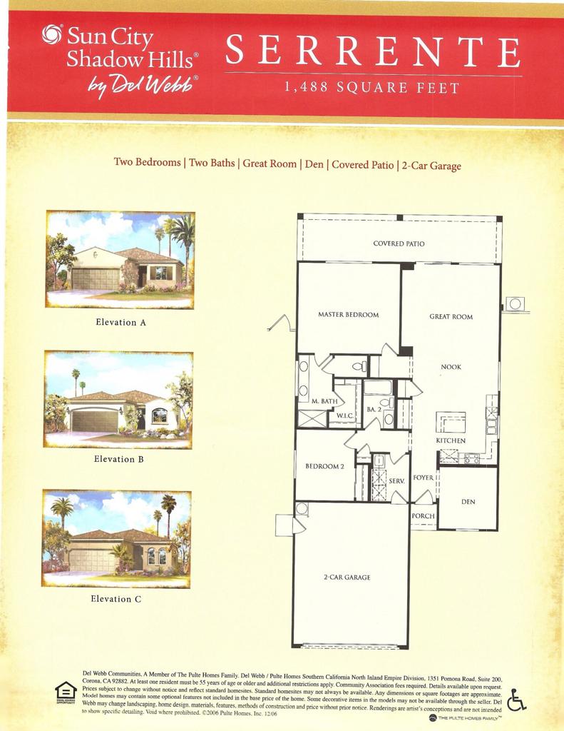 Sun City Shadow Hills - Residential Lease