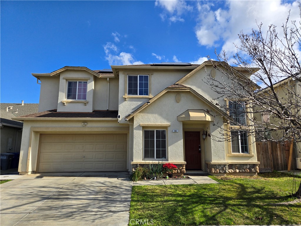 SELLERS MUST SELL!! MAKE US AN OFFER!!!!Just minutes from the fast-growing UC Merced, downtown entertainment, and shopping district. Easy access for all commuters to highway 99 with future economic growth for the Gateway to the University and Yosemite National Park. This cozy home sits in a quiet neighborhood with an open floor plan as you first walk in with the dining room to your left and living room to the right with vaulted ceilings. As you venture to the back of home there's a family room with a warm fireplace to keep you comfortable while relaxing after a long day. The kitchen has been upgraded with a new sink, countertops, dishwasher, walk-in pantry, and a refrigerator that will stay with the home. As you venture upstairs in the circular staircase overlooking downstairs, your greeted with new flooring throughout upstairs in each bedroom. The master bedroom has a walk-in closet with an oversized tub that's also brand new. The backyard is set up for backyard BBQs with a patio and enough room for a swimming pool. This home also comes with an oversized 5-ton air conditioner unit, LED lights, electric car outlet. Buyers to assume the existing solar that's being leased through SUN STRONG.