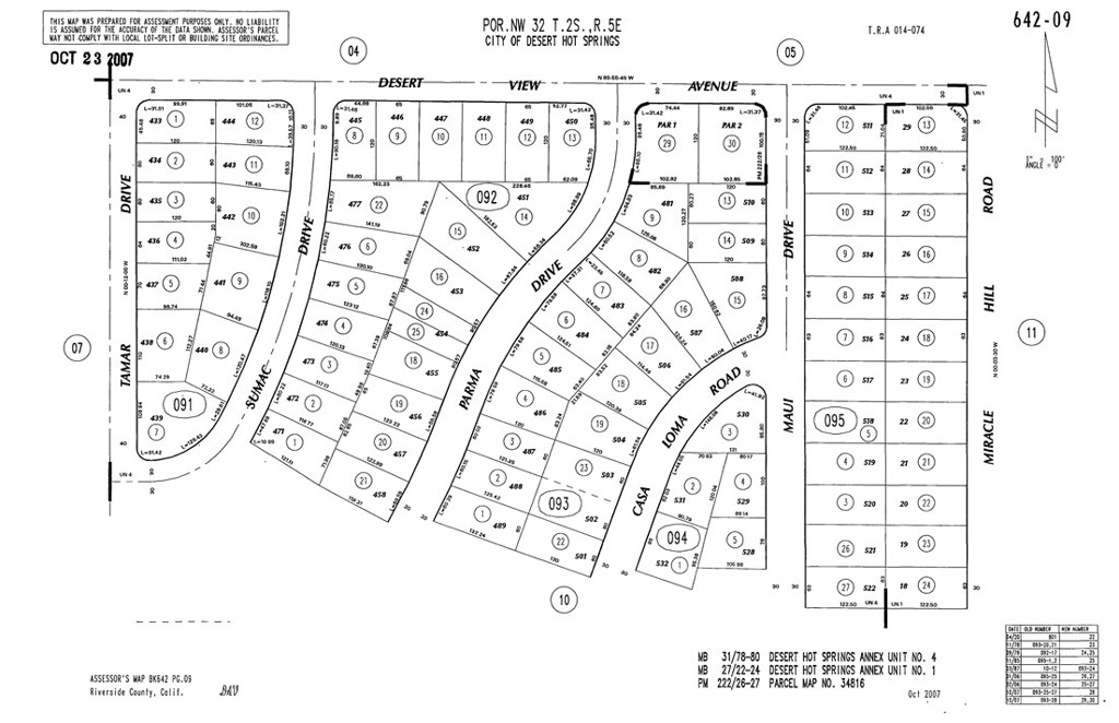 Seize this rare opportunity to own a 0.10-acre flat lot in the rapidly growing community of Desert Hot Springs, California. Surrounded by breathtaking mountain and desert views, this parcel is perfect for anyone looking to build a single-family home in one of southern California's most promising investment areas. Wheater you're a builder, investor or future homeowner, this property offers the right mix of affordability, location and upside potential.