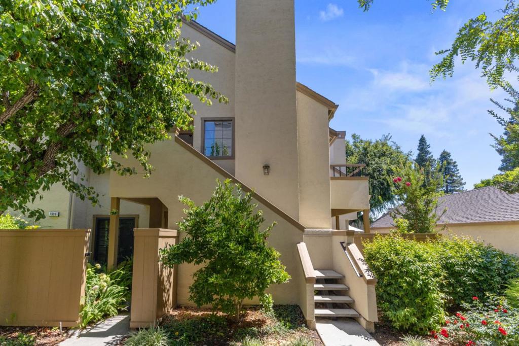Discover Comfort and Convenience in the Heart of San Jose. Welcome to this beautiful 3 bedroom, 2.5 bathroom home offering 1,529+/- square feet of thoughtfully designed living space in one of San Joses most vibrant neighborhoods. Step inside to soaring vaulted ceilings, freshly painted walls and brand-new flooring that flows seamlessly throughout the home. The kitchen features modern stainless steel appliances, freshly painted cabinetry and new flooring ideal for both everyday living and entertaining. Enjoy two spacious en suite bedrooms, each with updated flooring with ample closet space along with the convenience of in home laundry with washer and dryer included. A private deck offers the perfect spot to unwind or dine outdoors. Additional highlights include a highly sought-after detached 2-car garage, brand new electrical panel and access to community amenities such as a pool, spa and tennis courts. Located just minutes from premier shopping and dining, including Whole Foods, the Pruneyard and more. Easy freeway access for a streamlined commute. Comfort, style and location come together in this move-in ready San Jose gem.