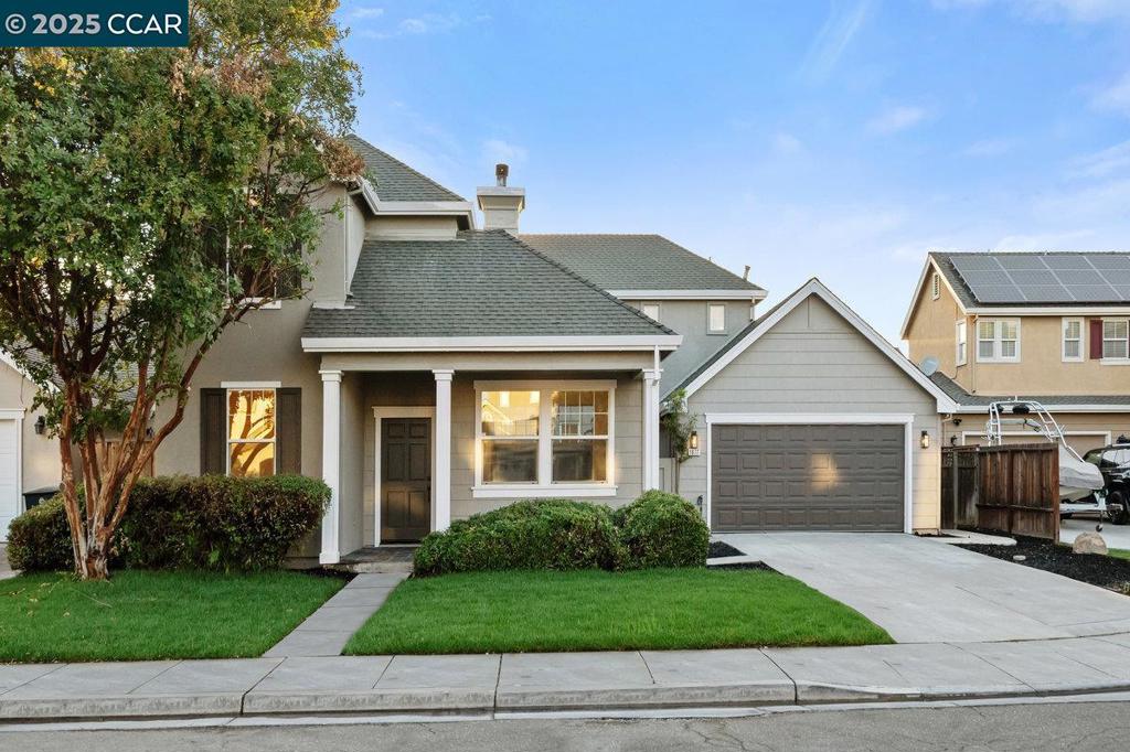 Welcome to 1677 Green Springs Ct, where timeless charm meets modern luxury. This meticulously updated 5-bedroom, 4-bathroom home offers the perfect blend of space, style, and serenity, all nestled on a peaceful cul-de-sac in a highly desirable Tracy neighborhood. From the moment you arrive, the fresh exterior paint and vibrant new lawn create instant curb appeal. Step inside to discover a clean, well-planned 2,748 sq ft floorplan that has been completely transformed with a comprehensive, high-end remodel, offering move-in-ready perfection. A Chef's Kitchen, Reimagined The heart of this home is the stunning kitchen, featuring brand new cabinets, sleek countertops, and top-of-the-line new appliances. It's a space designed to inspire family meals and entertain guests with ease, flowing seamlessly into the living areas. Modern Living Throughout - Every detail has been carefully considered. Enjoy the warm, ambient glow of new recessed lighting throughout the home, highlighting the fresh, modern palette. With five spacious bedrooms and four updated bathrooms, there is ample room for everyone to live, work, and play in comfort. Your Private Outdoor Oasis - Step outside to your own secluded paradise. A peaceful and private cul-de-sac setting.