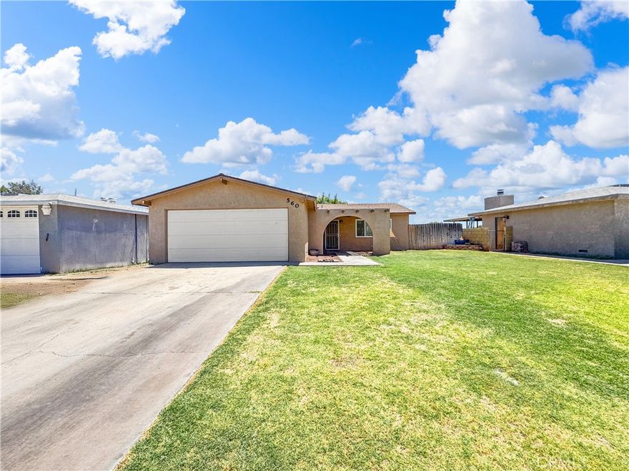 This well-maintained and thoughtfully laid-out home offers a comfortable and functional living space. It features a spacious living room filled with natural light and a practical kitchen equipped with a stove, microwave, and dishwasher. Just off the kitchen, there’s a dedicated dining area perfect for everyday meals or gatherings. The home includes two standard bedrooms plus a generous primary suite with two closets and an en-suite bathroom featuring a walk-in shower and convenient in-unit laundry. The second bathroom includes a shower/tub combo. Outside, enjoy a nicely sized backyard ideal for relaxing or entertaining, along with a large front yard that adds great curb appeal. The attached garage offers space for parking or additional storage. This one is move-in ready, schedule a showing today!