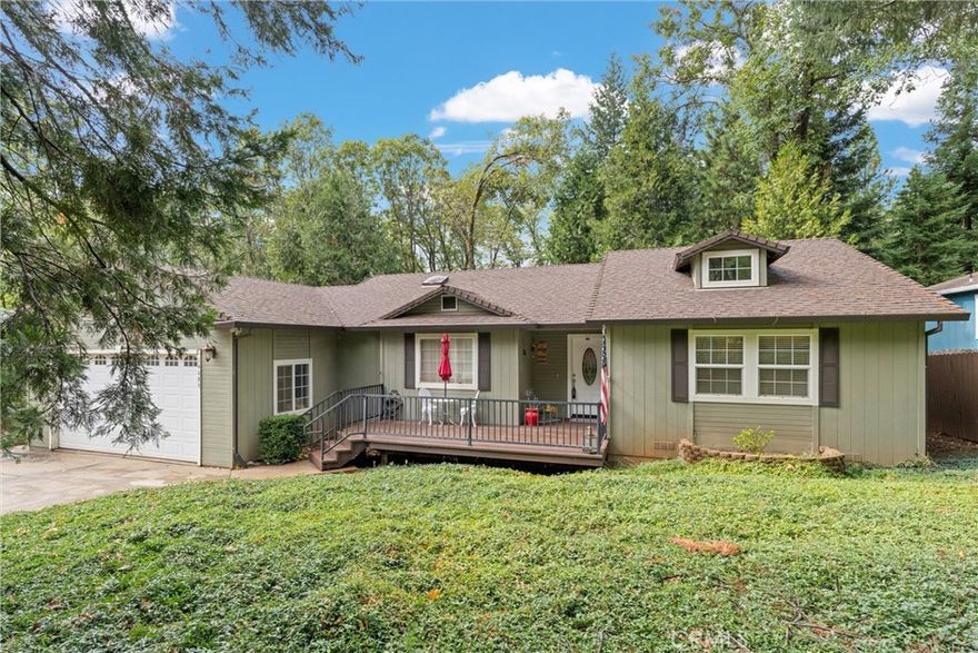 Beautiful 3-bedroom, 2-bath, 1,578 sq. ft. home that is move-in ready and shows true pride of ownership! Featuring an open floor plan with vaulted ceilings, cozy propane free-standing stove, and spacious living areas. Enjoy the convenience of a large laundry room and an attached 2-car garage. The backyard is fully fenced with lush landscaping and a large deck—perfect for entertaining in the peaceful mountain setting. Front yard is landscaped for easy curb appeal. Located in a desirable POA community offering year-round activities, a billiards room, and pool. Don’t miss this opportunity to own a gorgeous home in the mountains with comfort, charm, and lifestyle all in one!