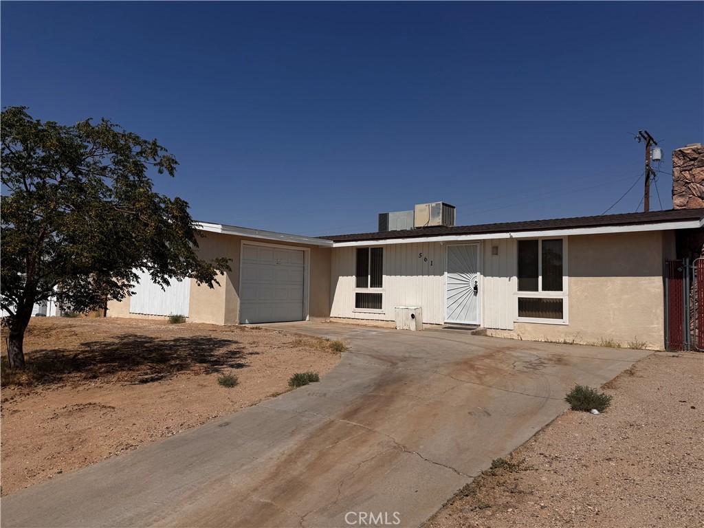 This charming 3-bedroom, 2-bath home in Barstow offers comfort, convenience, and a touch of character. Featuring a newer roof replaced just about a year ago, the home comes with a washer, dryer, and refrigerator included for added ease. The spacious backyard is perfect for outdoor enjoyment, complete with a shed and a fruit-bearing pomegranate tree. Ideally located within walking distance to Cameron Elementary School and Barstow Community Hospital Emergency Department, and just minutes from the historic Main Street, this property blends practicality with a great location.