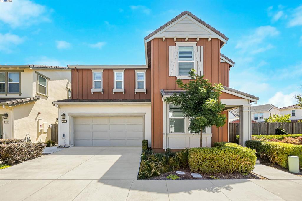 First time on the market since NEW—discover one of Harvest at Green Valley’s most desirable homes. Built in 2018 by TriPointe Homes and set on a coveted corner lot in a cul-de-sac, this 4-bedroom, 3-bath, over 3,000 sq ft residence offers a versatile layout with a main-level bedroom and bath, an upstairs loft, and both a backyard and side yard with a storage shed. Upgrades include engineered hardwood and tile floors, rich wood cabinetry with custom hardware, granite kitchen counters, stainless steel appliances, and custom closet organizers in every bedroom. The primary suite features a walk-in closet and spa-inspired bath. Energy-efficient features include owned solar, dual-pane windows, and a tankless water heater. Outdoors, a low-maintenance yard with paver patio offers space to relax or entertain—all in a 50-home enclave near shopping, dining, parks, and commuter routes.