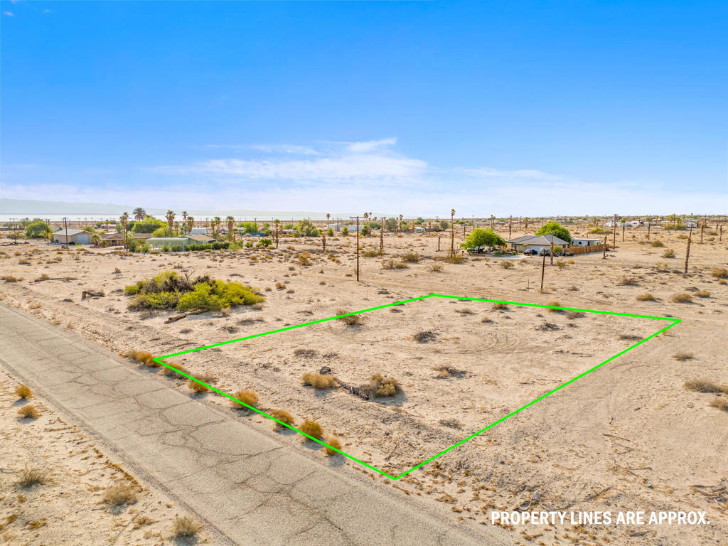 Build Your Dream Retreat - Water View Lot with Utilities Nearby!Discover the perfect opportunity to own a spacious vacant lot in the up-and-coming community of Thermal, CA. This desirable parcel offers breathtaking water views and is ideally situated with nearby access to water and electricity, making it a prime location for your future home or investment property.Surrounded by natural beauty and just minutes from the Salton Sea, this property combines peace and privacy with convenience. Whether you're looking to build now or invest for the future, this lot offers both value and potential in a growing area.Flat, buildable lotWater viewUtilities nearby (electricity & water)Paved road accessTranquil location near the Salton SeaIdeal for custom home, vacation retreat, or long-term investmentDon't miss your chance to own a slice of Southern California at an affordable price. Contact us today to learn more.