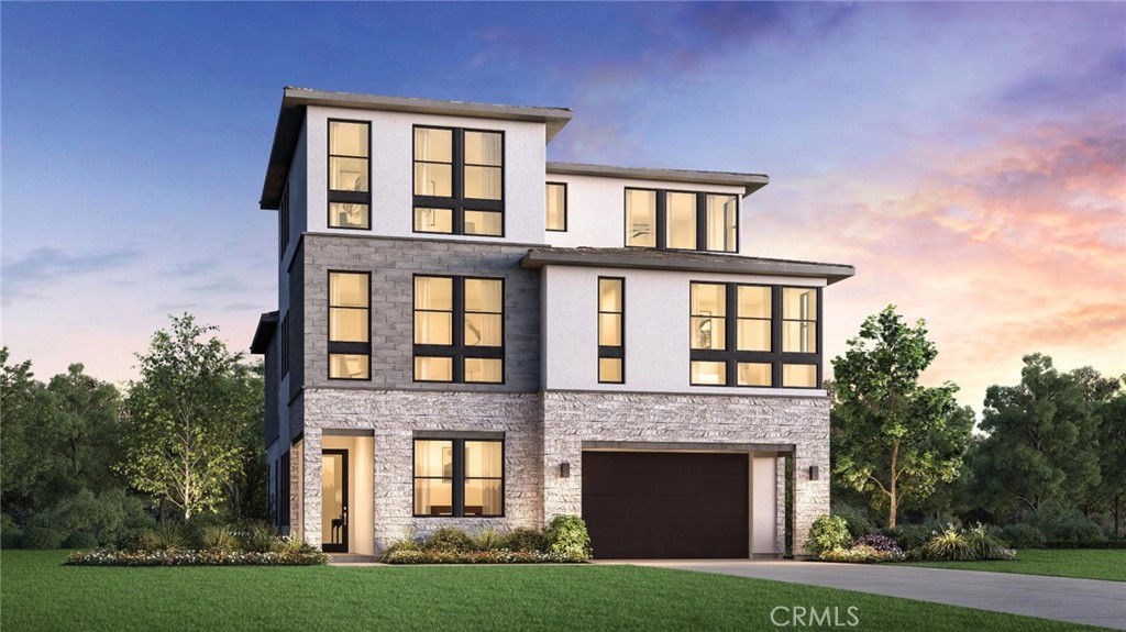 Welcome to Elevate, a luxurious Toll Brothers new community in Great Park Neighborhoods, Irvine, ideally located within walking distance to Cadence Park School (K-8) and Portola High School, and adjacent to the new Great Park Framework with trails, lakes, a museum, and more. Easy access to freeways and shopping. Homesite 35 is a new construction home that is situated on a west facing, 4,814 sq ft lot, and walking distance to all that Great Park neighborhood has to offer including 7 thoughtfully designed parks, 6 resort-style pools, walking and bike trails, and community gardens. This stunning Avelina floorplan features 5 bedrooms, with 5 bathrooms, and is 3,411sq. ft, with a 2-car garage. Upon entering the home, a bright and welcoming 27' foyer leads to an open-concept great room and kitchen, showcasing extended, smooth white cabinets, upgraded quartz counters and full backsplash. The great room features vaulted ceilings, open concept dining, and entry to your private backyard through a multi-slide stackable glass door, great for entertaining. The second level primary bedroom features luxury vinyl plank flooring, in-suite bathroom with freestanding tub and large glass shower with porcelain tile walls. Highlights of the home include the gourmet kitchen with WOLF appliances, a Sub-Zero refrigerator, and designer-selected finishes throughout. This innovative floor plan design features two stories living plus a 3rd-floor bonus loft with a deck, large bedroom, and full bath—perfect for entertaining or a private retreat. Solar System included- purchased. Homesite 35 will be move-in ready Winter 2025 allowing buyers limited time to select all flooring. Interior Photos provided are of the model home.