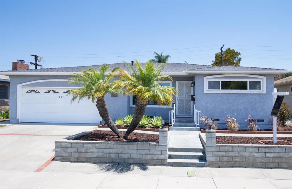 Super cute home this one is a WOW! Drenched in natural light, this charming mid century home features huge windows in every room, new LVP flooring and a perfect balance of open concept living with defined spaces. Enjoy the cross-breezes, a sunlit interior, and shaded yet warm backyard. Ideal for evening relaxation. Over $100k in recent upgrades - new roof with a 10 year warranty, paid solar, upgraded electrical panel, custom window coverings new fence and beautiful deck. The over sized garage offers custom built-ins, utility sink, and brand new washer/dryer. Central location just 20 minutes to nearly everything.