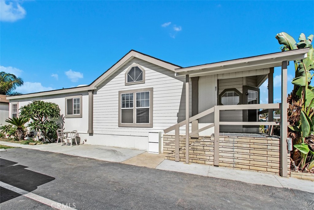 Family Park – Beautiful Mobile Home in Friendly Village, Anaheim Hills
Anaheim Hills is one of the best places to live in Orange County, and this completely remodeled mobile home is a true gem! Located in the desirable Friendly Village Family Park, this spacious 3-bedroom plus office, 2-bathroom home offers parking for three vehicles, RV parking (small fee to rent space) and blends modern upgrades with comfort and convenience—perfect for family living.
Welcome to the freshly built covered deck with brand-new flooring and enter a bright, open floor plan that showcases an elegant living room, perfect for relaxing or entertaining, a spacious dining area, and soaring high ceilings that fill the space with natural light. Stylish laminate flooring flows throughout the home for a clean, modern feel.
A stunning remodeled island kitchen serves as the heart of the home, spacious, stylish, and made for entertaining, boasting white cabinetry, quartz stone countertops, stainless steel appliances, a skylight, and a brand-new dishwasher and brand new wood-style tile flooring adds warmth and character.
The primary suite offers vaulted ceilings with a ceiling fan, walk-in closet, and a luxurious en-suite bathroom complete with a soaking tub, a separate walk-in shower, and a modern vanity.
Both additional bedrooms are generously sized with high ceilings, and the second full bathroom features a skylight and bathtub—perfect for guests or family members.
Additional highlights include: Dedicated laundry room with built-in cabinetry, 2-inch wood blinds throughout the home, Central A/C and heating, Attic fans in all rooms to save on electricity, 3 storage sheds for added convenience.
Community amenities are top-notch and include a playground, basketball half-court, gym, clubhouse with full kitchen (great for parties), optional laundry facilities, and a solar-powered in-ground pool and spa. Plus, two electric vehicle charging stations and beautifully maintained grounds enhance the community experience.
Located in a top-rated school district, Award winning Blue Ribbon & Gate school districts K-12.
Walking distance to public transportation, shopping, movie theaters, and restaurants—this home truly has it all. And best of all, you're just 11 miles from Disneyland! Quick freeways access to 91/55 freeways. Just 3 Miles to Yorba Regional Park - ideal for biking, picnics, and paddle boats!
Don’t miss out on this perfect family retreat in Anaheim Hills!