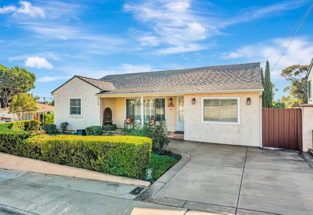 You'll fall in love with this home from curb appeal to the amazing views out back! This lovely inviting 3 bedroom 2 bathroom turn key home has so much to offer. As you walk up to this home, you'll be drawn to the inviting porch. Walk inside and you'll notice the open feel of living and dining rooms with attractive plantation shutters and hardwood floors, then just around the corner a cook's kitchen with custom Bardon cabinets, high end stainless steel appliances and a view out of the garden window! There are two bedrooms and 2 baths on one side of the home and the 3rd bedroom on the opposite side. The primary has an en suite bathroom and both bedrooms have walk in closets and modern ceiling fans. Upgrades include dual paned windows and sliding door, plantation shutters throughout, 2 skylights and forced air HVAC system to keep you cool throughout these hot summer days! Head out the sliding door to a multi-level backyard starting with a deck, a large patio for entertaining and enjoying the awesome westerly views with spectacular sunsets, down below a nice grassy area, then on to your detached oversized 2 car garage which fronts the side street. If you are looking for a community feel, you'll absolutely love the personality of this tucked away friendly El Cerrito neighborhood where residents enjoy many fun activities.