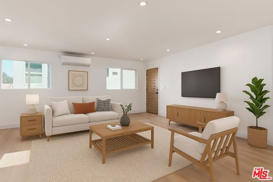 Brand New Construction. Upper Unit. Spacious and well-appointed 3 bedrooms and 2 full bathrooms that encapsulates modern elegance within its 1,128 square feet. Step inside to discover an open and airy floor plan, flooded with natural light and adorned with top-of-the-line finishes. Each element has been thoughtfully designed to provide both functionality and style. In-unit washer and dryer, muti-zone heat and air conditioning. Prime location with a welcoming neighborhood feel and easy access to cafes, art galleries, parks, and some of the city's best dining spots. Close to the 10 FWY -- offering quick commutes to Culver City, Downtown LA, USC, and the Westside, making it an ideal place to call home. One onsite parking spot and street parking.