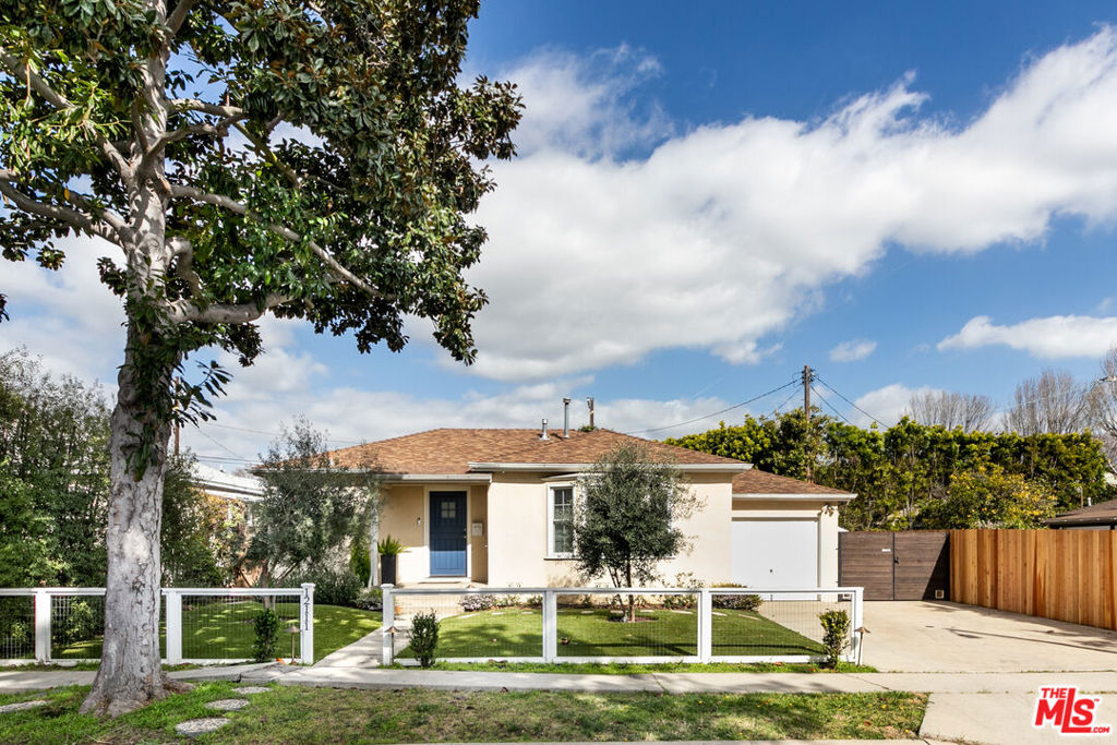 Experience the tranquil lifestyle you deserve in this beautifully renovated 2-bedroom, 2.5-bath residence on a peaceful cul-de-sac within the Mar Vista North Westdale neighborhood! Enter to discover a seamlessly flowing interior with high ceilings, fresh neutral tones, and handsome wide-plank flooring. Enjoy relaxing in the welcoming living area with scenic views framed by a generous bay window. Steps away, the modern kitchen comes equipped with stainless steel appliances, custom shaker-style cabinetry, and sleek quartz countertops that extend to the breakfast island. Two comfortable bedrooms are graced with ample closets, including the larger primary suite with garden access and a reimagined ensuite. The second bedroom boasts an en-suite and private entrance, offering added privacy and convenience. The covered patio is bordered by a lush, manicured lawn and numerous fruit trees, providing the ideal spot for weekend BBQs in seclusion. The large, private backyard is a true standout perfect for enjoying your own quiet retreat. Additional features include a laundry area, tankless water heater, HVAC, solar panels, and driveway parking. With local parks, cafes, hip restaurants, iconic shopping, Whole Foods, and the Santa Monica Pier nearby, why wait? Plus, the Santa Monica Airport is set to be transformed into an exciting new hub with parks, shopping, and businesses, making this neighborhood even more desirable. Come make this delightful gem yours while it's still available!