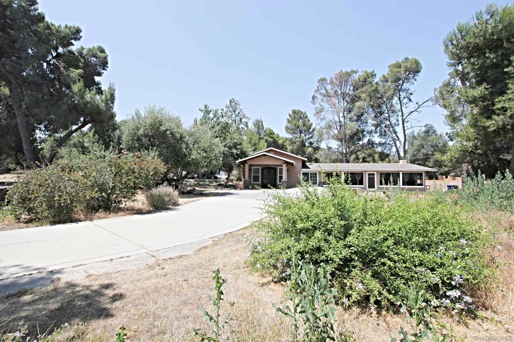 Tucked away in a peaceful grove of mature trees, this charming single-level 2-bedroom, 2-bathroom home offers a rare blend of tranquility and convenience. Located on a lush 5.56-acre shared ranch in the heart of Poway, the property features a beautiful creek that winds through the yard, creating a serene, retreat-like setting. This rare Poway property combines peaceful, nature-filled living with everyday convenience — perfect for those seeking beauty, privacy, and connection to the outdoors, all within city limits. Furniture is not included and for display only. No pet, no smoking.