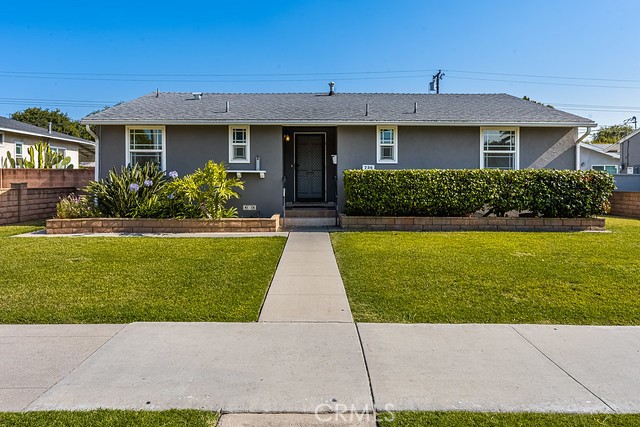 Tremendous opportunity in Fullerton!!! This single story home has nice curb appeal and desirable side street location with grassy median separating Orangethorpe. This charming home offers a spacious floorplan with 4 bedrooms (or 3BR+den) /1.5 bathrooms, living room with adjacent dining room, numerous upgraded windows, and enormous potential to add your own personal touches to make it your dream home. The living room has an oversized sliding glass door that opens to a large covered patio which would be ideal for entertaining. There is also a detached garage which has great potential for adding an ADU and can be accessed from the back of the property. There is also a large lot with great RV access and double gates in the back. This home is conveniently located near schools, parks, and downtown Fullerton with its vibrant shops, restaurants, and entertainment. All of this and so much more including Blue Ribbon School of Fullerton Union High!