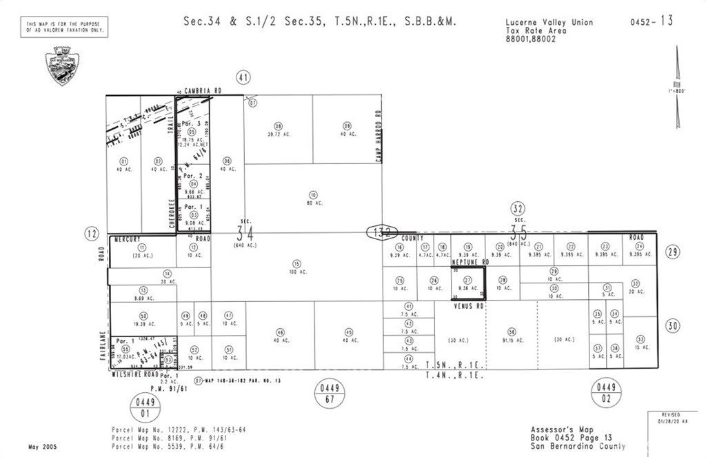 Introducing a prime 7.5-acre lot in the heart of Lucerne Valley, San Bernardino County, offering the perfect canvas for your dream project. This spacious property boasts direct paved road access, providing convenience and easy accessibility year-round. Nestled among neighboring lots that are already built out, this property offers excellent potential for utility connections, streamlining your building process. Enjoy stunning views of the surrounding hills, creating a serene backdrop for a future home or investment. Whether you’re looking to build, invest, or create your own private retreat, this lot offers endless possibilities with all the advantages of accessibility and scenic beauty. Don’t miss this unique opportunity to own a piece of Lucerne Valley!
