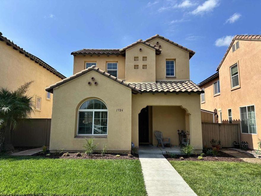Welcome to this stunning home nestled in the highly sought-after Otay Ranch community. Step inside to find upgraded laminate flooring throughout the first floor, creating a warm and modern ambiance. The spacious kitchen features elegant granite countertops, ample cabinetry, and generous storage—perfect for cooking and entertaining. The open-concept living and dining area offers a cozy fireplace and plenty of natural light, ideal for relaxing or hosting guests. Upstairs, the expansive master suite boasts a walk-in closet, dual sinks, and a luxurious soaking tub for ultimate comfort. Located near top-rated schools, premier shopping, dining, and convenient freeway access, this home combines style, space, and location. Don’t miss this opportunity to own a home in one of Chula Vista’s most desirable neighborhoods! Welcome to this stunning home nestled in the highly sought-after Otay Ranch community. Step inside to find upgraded laminate flooring throughout the first floor, creating a warm and modern ambiance. The spacious kitchen features elegant granite countertops, ample cabinetry, and generous storage—perfect for cooking and entertaining. The open-concept living and dining area offers a cozy fireplace and plenty of natural light, ideal for relaxing or hosting guests. Upstairs, the expansive master suite boasts a walk-in closet, dual sinks, and a luxurious soaking tub for ultimate comfort. Located near top-rated schools, premier shopping, dining, and convenient freeway access, this home combines style, space, and location. Don’t miss this opportunity to own a home in one of Chula Vista’s most desirable neighborhoods!