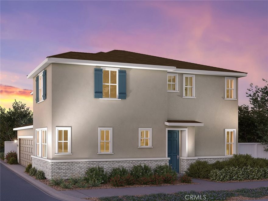 Brand new, energy-efficient home available Jan 2026! This stunning home offers a first floor bedroom and bathroom making it the perfect space for guests or create a smart home office. Retreat upstairs to the private primary suite to relax and unwind. Prado is located in the heart of Temecula and is now selling with designer-decorated model homes. These detached homes offer spacious, open-concept floorplans, chef-inspired kitchens and outdoor space. Every home boasts energy-efficient features such as multispeed HVAC systems, spray foam insulation, and high-performing air filtration so you can spend less on utility bills and more on the things that matter most.  Each of our homes is built with innovative, energy-efficient features designed to help you enjoy more savings, better health, real comfort and peace of mind.