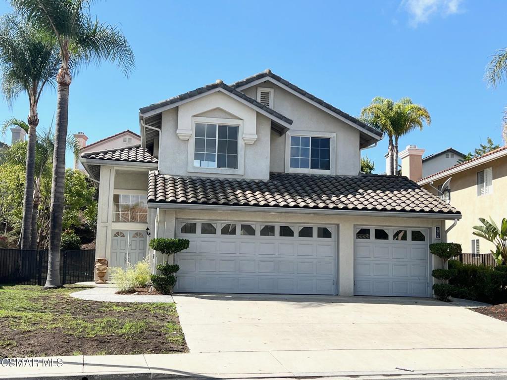 Welcome to this beautifully updated 4-bedroom, 3-bathroom home located in the highly sought-after 24-hour guard-gated community of Rancho Conejo! Step inside to discover a light and bright interior filled with natural light from numerous windows. The living and dining areas feature elegant hardwood flooring, while the family room and kitchen have been upgraded with stylish new tile. The kitchen offers ample space, recessed lighting, stainless steel appliances and flows seamlessly into the family room--perfect for entertaining.Upstairs, you'll find brand-new carpet throughout, including in the spacious primary suite, which boasts vaulted ceilings, a dramatic clerestory window, and an en-suite bath with a separate tub and shower.Fresh interior paint enhances the home's clean and contemporary feel. Enjoy the beautifully redone landscaping in both the front and back yards--ideal for relaxing or outdoor gatherings.Additional features include a 3-car garage and access to community pools, parks, and top-rated schools. Don't miss this move-in ready gem in one of the Conejo Valley's most desirable neighborhoods!