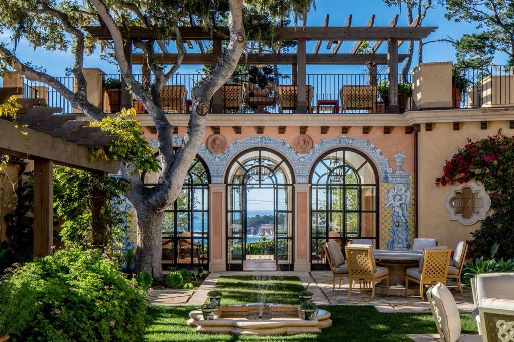 Steeped in lore, this legendary ocean view estate is located in the heart of Pebble Beach, minutes to The Lodge and Carmel-by-the-Sea. Sited on over 3 acres of magnificent grounds, Casa Ladera offers a classic motor court sense of entry, expansive gardens with meandering pathways, beautifully framed ocean views overlooking Carmel Beach and Stillwater Cove. Exquisitely renovated and featured in Architectural Digest, the masterpiece continues inside the home, elevating the art of entertaining with a spacious grand salon looking back at Fish Ranch, an ocean view library and office, a dining room to behold, a grand main level master suite, 4 guest suites, and an ocean view guest house. History awaits the next fortunate owner of this treasured iconic Pebble Beach landmark.