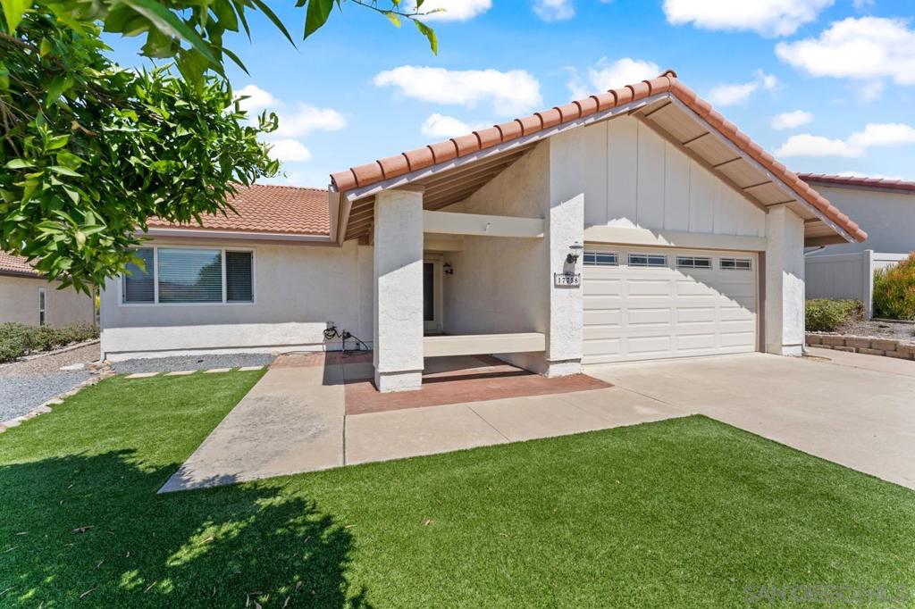 WELCOME to one of the BEST VIEWS in Oaks North (55+) featuring BOTH an Enclosed Patio/Sunroom off the Dining Room AND a Covered Patio off the Master Bedroom. BACKYARD offers LOTS OF ROOM for Enjoyment and Entertaining! This 2 Bed, 2 Bath ranch WELCOMES YOU with a HIGH CEILING and Sun Light in the Living Room, Gorgeous CAST STONE FIREPLACE, NEW Carpet and FRESH Paint. Updated Kitchen boasts GRANITE Countertops, Stainless Steel Appliances, Large Bay Window and ADDITIONAL space for dining or office area. Full-Size Washer & Dryer Conveniently located INSIDE the home. DUAL-PANE Doors & Windows Throughout. Master Bedroom is lined with a WALL- to-WALL, CEILING TO FLOOR CLOSET. Master Bath features a TILE Shower AND Granite Counter Tops. 2nd Bath offers a Tile Shower with BATHTUB. Enjoy being walking distance to the Bernardo Winery. Take advantage of the social and recreational activities the Oaks North Community Center has to offer including a pool, tennis courts, pickle ball, exercise room, wood shop, art & crafts, and more! Come enjoy the GREAT FEELING this HOME & COMMUNITY BRINGS! Equipment: Dryer, Washer Sewer: Sewer Connected Topography: LL