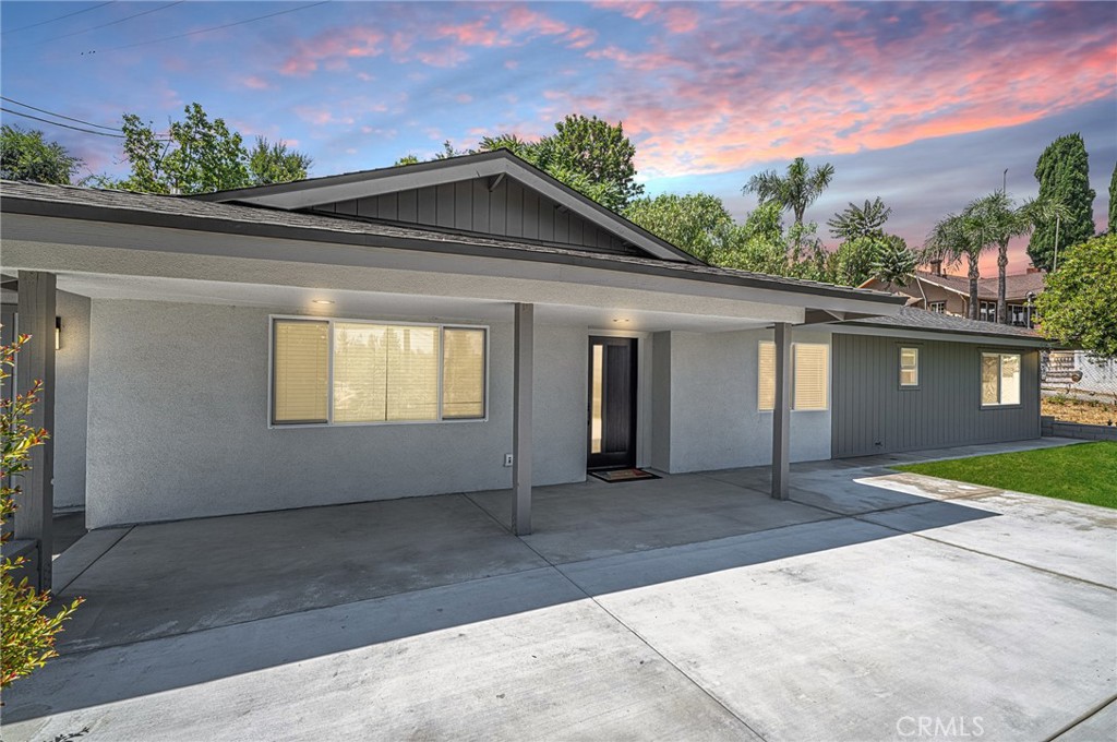 Welcome to 2975 Riverside Drive in Chino—a beautifully reimagined single-story home offering the perfect blend of luxury, function, and modern design. This 4-bedroom, 2-bathroom residence spans 1,896 square feet and has been completely renovated from top to bottom with no detail overlooked. As you enter through the formal hallway, you're immediately welcomed by soaring vaulted ceilings and an open-concept floor plan that seamlessly connects the kitchen, living, and dining areas. The kitchen is the centerpiece of the home, featuring a brand-new layout with premium finishes and a spacious design ideal for entertaining. Virtually every surface in this home has been upgraded to create a truly turnkey experience. The home boasts all-new dual-pane windows and doors, luxury flooring, modern baseboards, and fresh interior and exterior paint. Both bathrooms have been fully remodeled with designer touches, including a spa-like primary bath with a massive dual-head shower that exudes elegance. The exterior is just as impressive with a new driveway, rear concrete, lush new sod, a full irrigation system, and privacy trees that create a serene setting in both the front and backyard. Additional upgrades include a new roof, stucco, HVAC system, 200-amp electrical panel with full rewiring, repipe plumbing, new wall and attic insulation, and even a new retaining wall to maximize the outdoor space. The attached 2-car garage features laundry hookups for added convenience. Located minutes from the 71 and 60 freeways, as well as top-rated schools and shopping, this home offers both style and practicality in a prime location. Immaculate, modern, and move-in ready—be sure to check out our video tour!