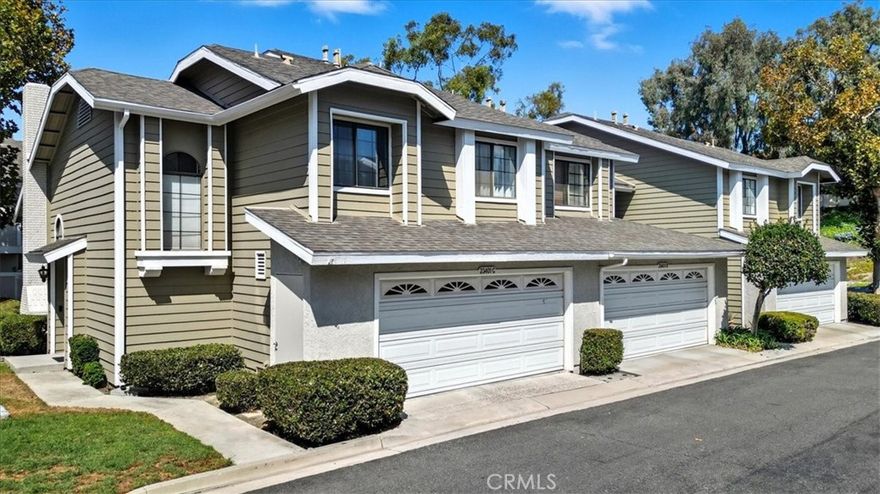 Two floor high-ceiling condominium located in a desirable Mission Viejo community. The property features an open living and dining area with abundant natural light from the highly placed bay windows, a functional kitchen, and two full suites.  Both suites are upstairs, and the primary suite offers an enclosed bathroom, double sinks, and generous closet space.  It has 2 closets and high ceilings with open areas above for storage or decorations. The second suite is oversized and designed to allow for multiple uses, including the potential to create a third bedroom with minor modifications. There are two windows and two identical closets. The floor plan offers flexibility for a variety of living arrangements, including multigenerational.



The garage offers 2 car spots, and features cabinets and shelving for additional storage and organization.  The garage has the water heater and laundry, with electric outlets for the dryer.



This amazing home has new air conditioner and furnace units from 2021, with other upgrades to the furnace in 2025.  The garage door springs were replaced in 2025.  Also, the HOA repiped the water lines for all units in 2016.  The HOA has plans to replace the roofing in all units in the coming months.  The HOA offers parking security as well.



The community is well-maintained and provides residents with access to amenities including landscaped common areas and a pool with spa, and barbeque. The pool area is currently being remodeled to update the aesthetics and to provide modern accessibility, including digital entry.  The HOA also grants you access to the private Lake Mission Viejo, where you can enjoy a private beach, along with nearby lake-view restaurants and parks.



The property is close to multiple parks and tranquil shopping centers.  With its adaptable layout and central location, this residence provides both comfort and convenience in a sought-after area of South Orange County.