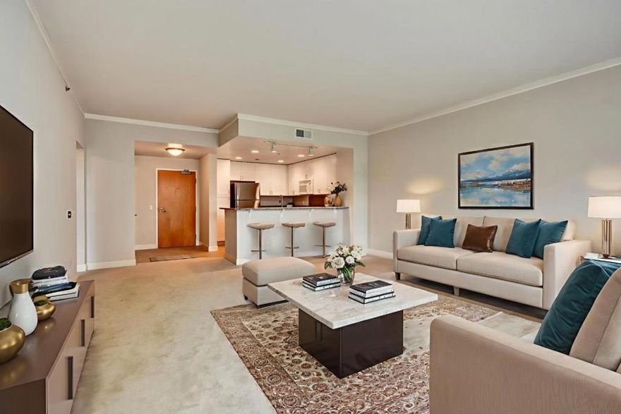 Rare opportunity in the prestigious Montebello of Cupertino! Unique luxury large 949 sqft 1br/1ba condo.  Best location - Quiet inside location, with private balcony looking into the scenic courtyard and greenery view. Acclaimed Cupertino schools: Eaton, Lawson and Cupertino High, excellent and convenient location. Resort-like villa with pool, fitness center, spa, and recreation clubroom. Secured building, inside laundry, water and garbage included. This unit is 100 sf larger than the similar units with double-sinks in bath... This home is perfect for those seeking location, convenience and comfort. The well-appointed kitchen features granite countertops, a gas oven range, dishwasher, microwave, new refrigerator, garbage disposal, making meal preparation a breeze. Relax in the living area, ideal for unwinding after a long day. The home is equipped with central AC and heating, double paned windows and tankless water heater, ensuring year-round comfort.  Don't miss your chance to own this delightful home in a prime Cupertino location! Walk to shops, restaurants, Cupertino Library and parks! EZ access to 280/85/Lawrence Expressway, and high tech jobs: Apple and more! BEST VALUE!