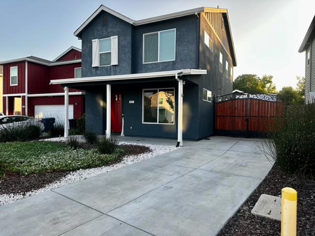 Welcome to 5517 Malibu Palm Ct. Built in 2021, this beautiful 3-bedroom, 2.5-bath home combines modern design with everyday comfort. The open-concept layout is enhanced by durable and stylish vinyl plank flooring throughout the main living areas. The kitchen features elegant quartz countertops, white shaker cabinets, perfect for cooking and entertaining in the dining/living combo room. The home features Central AC to keep you cool during warm Sacramento summers. The property offers a long private driveway with a detached 2-car garage. Enjoy a low-maintenance backyard ideal for relaxing or weekend gatherings. Conveniently located just minutes from shopping, dining, and quick access to I-80. This move-in-ready home is priced within the market. Don't miss this great opportunity! .