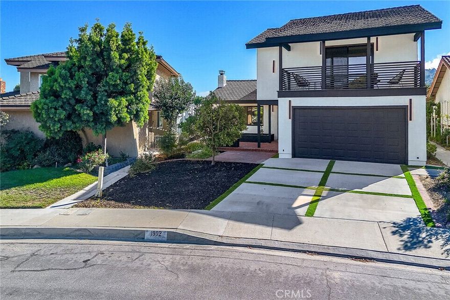 Welcome to this beautifully updated & remodeled 4-bedroom, 3-bathroom home, spanning approximately 2,450 square feet on a generous 7,481-square-foot lot with one bedroom and bathroom located on the first floor. Thoughtfully transformed from its original state, this home has been upgraded with modern, high-end finishes, while maintaining an inviting, timeless appeal. The open-concept design downstairs seamlessly connects the living, dining, & kitchen spaces, making it perfect for both entertaining & family living. Upstairs, the enlarged primary bath offers a spa-like retreat, complete with luxurious finishes & a modern touch.

Nestled in a prestigious, peaceful cul-de-sac within the highly sought-after Rancho Palos Verdes neighborhood, this home is part of one of the top school districts in the nation, offering the best in education & community.

The home features new 6" luxury Bologna vinyl plank flooring, oak & maple cabinetry, Quartz Koville Calacatta Serene countertops that bring a sleek, contemporary style throughout. A brand-new air conditioning & heating system ensures optimal comfort year-round, while the upgraded electrical panel & double-pane windows offer enhanced energy efficiency. Kohler fixtures add a touch of elegance to the kitchen, and sleek black fixtures enhance the bathrooms, complemented by dimmable LED vanity mirrors with an anti-fog feature.

The stunning new cedar front door, concrete roof tiles, and fresh landscaping enhance the home’s curb appeal. A new concrete driveway and patio create a welcoming entry, and the home’s Swiss Coffee interior paint, paired with Pure White exterior paint and black trim, gives it a fresh, modern look. The kitchen is a chef’s dream, featuring brand-new stainless steel appliances, ample counter space, and a layout that's perfect for both cooking and entertaining.

The primary suite offers a spacious retreat, complete with an enormous closet with built-in storage. All bathrooms have been meticulously remodeled with high-end finishes, and the home also boasts a beautifully remodeled chimney. Outside, the backyard offers breathtaking views of the Palos Verdes Hill, providing the perfect setting for relaxation or entertaining guests.

This home blends modern design with traditional charm, offering a truly remarkable space for its new owner. Don’t miss out on the opportunity to make this stunning property your own!
