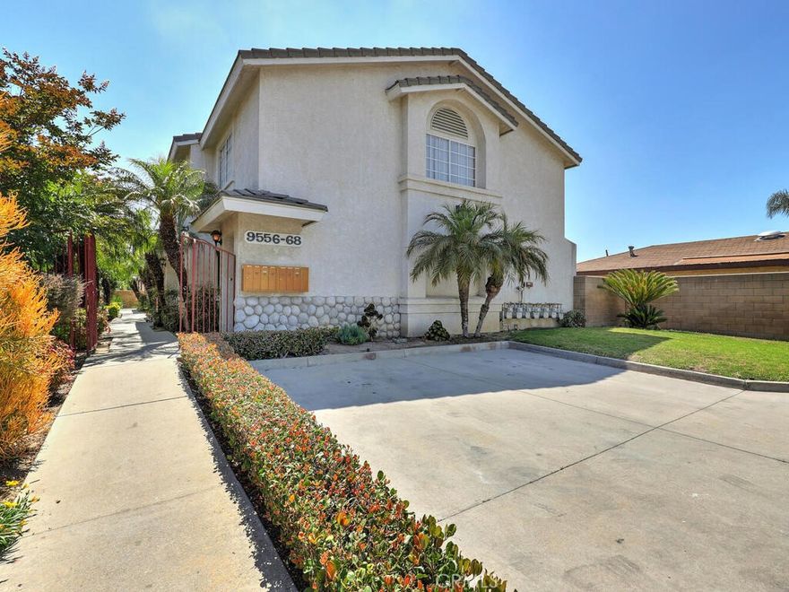 Get ready to fall in love with your new home. This Cypress Townhome end unit features 2 bedrooms, 1.5 bathrooms, from the moment you walk in you are greeted with a spacious living room with brand new laminate floors, recessed lighting and new paint. Into the kitchen you’ll find quartz countertops, recessed lighting and all brand new appliances including a new drop in sink. Outdoor slider is right off the kitchen that goes to a spacious patio surrounded by block walls for your own privacy. Up the stairs you’ll find 2 spacious bedrooms each with their own closet, brand new carpet and fresh paint. Full bathroom is located upstairs with a convenient half bathroom downstairs.  Home has central AC and heat, new blinds, laundry inside the unit and trash service included. 2 car detached garage with an automatic door opener.  All this plus this home is nestled into a quiet community that is well taken care of, close to schools, local eateries and fwys.