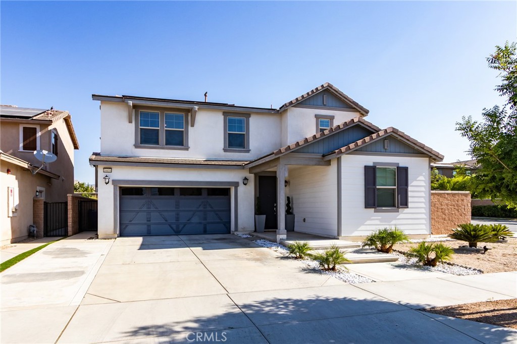 Charming Corner Lot Home with Exceptional Curb Appeal locate in North Fontana in the Gabion Ranch community!
This beautifully maintained home sits on a desirable corner lot and offers an inviting open floor plan filled with natural light. Enjoy the convenience of a downstairs bedroom and full bath, perfect for guests or multi-generational living. A spacious bonus room provides flexible space and can easily be converted into an additional bedroom.
The kitchen is a chef’s dream, featuring stainless steel appliances, a breakfast counter, and plenty of counter space, seamlessly opening to the dining area and cozy great room — ideal for entertaining.
Upstairs, you’ll find a dedicated laundry room and a luxurious primary suite with double walk-in closets and a spa-like soaking tub.
Energy-efficient upgrades include solar panels, tankless water heater, and energy-efficient windows. The cemented backyard is low-maintenance and surrounded by block walls for added privacy. A 2-car garage completes this move-in-ready home.
Don't miss this perfect blend of comfort, style, and sustainability!