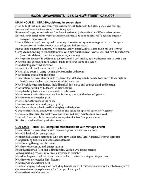 Tiny photo for 31 N 3rd Street, Cayucos, CA 93430 (MLS # SC25149155)