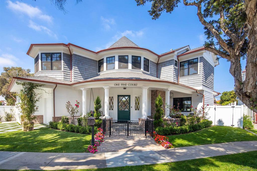 This incredible property is located just one block to Coronado Beach! Built in 2019, this stunning 3,800 sq. ft. home offers it all and will leave you breathless! Amazing attention to detail, high-end appliances and finishes with a desirable indoor/outdoor feel via the classic French doors that open entirely out to the pool and impeccably landscaped yard. The home offers 5 bedrooms, all en suite, including one on the first level with a king bed. Guests will love the gourmet kitchen which overlooks both the dining and great room making it the perfect area to host family and friends. Enjoy relaxing on the front porch swing and accompanying seating area with fireplace or find your way to the backyard which is an entertainer's paradise with a large, covered patio, fire pit, pool and jacuzzi. The upper level features 4 bedrooms, a media room, and laundry room. Two bedrooms offer queen beds, one bedroom has queen bunk beds. Finally, the master bedroom suite with king bed comes complete with fireplace, luxurious marble bathroom and large walk-in closet. The home offers AC, water softening and RO systems and state-of-the-art AV/TV/Alarm. There are bikes for use and all the beach amenities will need to enjoy the full Coronado experience. August 2025 $35,000/month September through May 2026 $35,000/month Utilities included but subject to cap/overage. Non-refundable cleaning fee. Security deposit required.