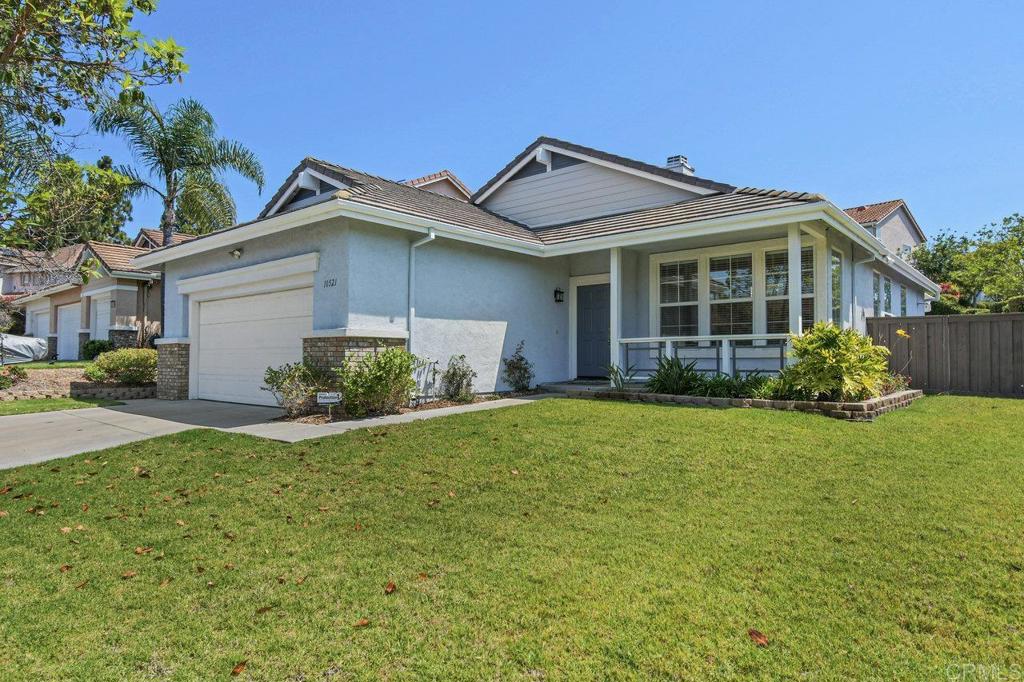 Rare single story, 3-bedroom home on a quiet cul-de-sac in one of North County’s most desirable neighborhoods in Torrey Hills/Sorrento Valley area. Bright, open floor plan with soaring vaulted ceilings, beautiful tile flooring and quality finishes throughout. The spacious primary suite features a large walk-in closet, and the home offers air conditioning, a generous 2-car garage with built-in storage, and a completely private backyard with covered patio. Corner lot with only one neighbor, close to beaches, shopping, dining, and easy freeway access. A true gem—don’t miss it!