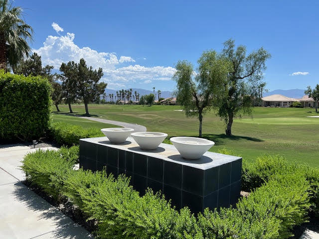 Enjoy resort-style living in this beautifully maintained St. Croix model home, ideally located on the 6th green of the San Gorgonio Golf Course in Sun City Palm Desert. With panoramic views of the mountains and stunning sunsets, this home is perfect for those seeking comfort, space, and a vibrant community lifestyle.🛏️ Property Features:-3 Bedrooms / 3 Full Bathrooms-Two bedrooms with queen beds-Third bedroom/study with a trundle bed-Fully stocked kitchen with coffee makers, utensils, and more-Spacious and private backyard overlooking the putting green on the 6th hole -- a perfect spot for entertaining-Immaculately maintained inside and out🌅 Highlights:Golf course frontage with sweeping viewsWatch golfers on the 6th hole putting greenPeaceful sunsets and resort ambianceIdeal for seasonal renters or extended stays📆 Availability & Rates:October, November, December 2025: $5,500/month ($177/night)Not available: January, February, March 2026April - September 2026: $2,500/monthJanuary, February, March 2027: $6,500/monthWhether you enjoy early mornings on the patio, afternoons on the fairway, or evenings spent watching the sunset, you'll find a perfect balance of activity and tranquility here. (NO PETS)