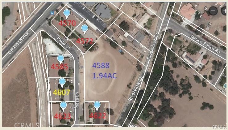 Good Opportunity for the R3, 27 units Apt Land * * Only $74,000 Per unit, The 27U Lot size 1.94 AC(84,506 Sqft) APN 182342010 Google Map 4588 Plaza Lane, Jurupa Valley, CA 92509, The Lot Between 4572 & 4622 Plaza Ln. Buyer can Build a Large 27 units Apt, OR The Lot can be Subdivided to 4-6 Apt Lot. High Demand Area, The Rent Market for the Area, 1-2 bedroom old Apt Rent for $1,200-$2,500 (600-1200 Sqft), 3 Bedroom old Apt Rent for $1,800-$3,600 (900-1,800 Sqft). * The city of Jurupa Valley is a Fast growing City and 57th Largest City in Carnifornia.