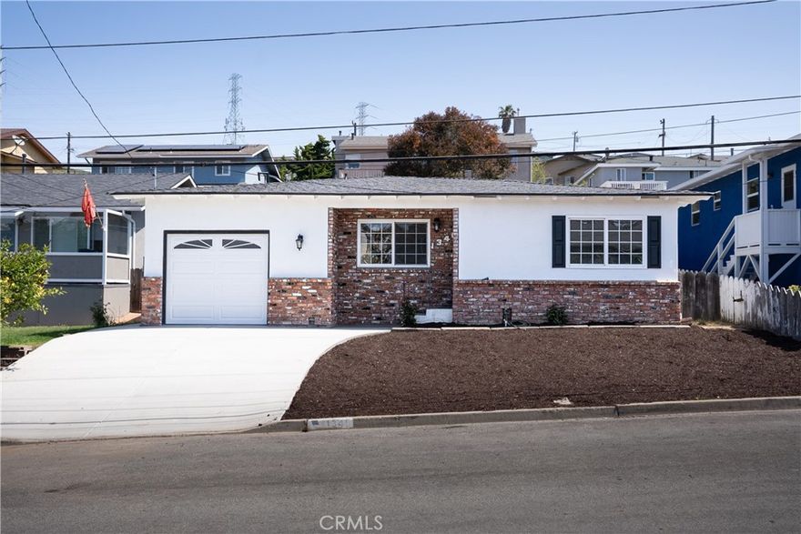 Welcome to your dream getaway in Morro Bay! This fully remodeled single level home is just minutes away from the beach, making it the perfect 2nd home or Airbnb investment opportunity. The stunning quartz counters, new appliances, and luxury vinyl tile planks throughout give this house a modern and luxurious feel. Professionally designed, drought-tolerant landscaping featuring a stunning backyard garden with vibrant native plants. Enjoy hosting friends and family in the spacious living areas. Don't miss out on this turnkey property that is ready for you to move in and start enjoying all that Morro Bay has to offer.
