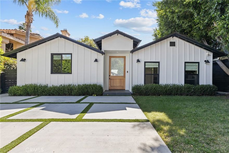 FULLY FURNISHED & EQUIPPED OPTION AVAILABLE (with current pictured furniture).



Completely redesigned California modern farmhouse located on a very desirable tree-lined street within the heart of Sherman Oaks. This single-story 5BD/4BA (inclusive of attached ADU) home 2814 sf with no detail spared. The attached ADU has a beautiful kitchen with a full sized fridge, cook top and wine fridge....perfect for any workspace, office, or bedroom. White oak hardwood flooring and clean lines grace the interior as you enter the open-concept floor plan. The chef's kitchen is equipped with top-of-the-line Jenn-Air appliances with an abundance of cabinetry and counter space w/ porcelain center island that opens to the dining and living room. The living room features high ceilings endless skylights and large pocket glass sliding doors opening to the resort-like backyard, epitomizing the California indoor/outdoor lifestyle. The primary suite is its own sanctuary with an extra large walk in closet. The primary spa-like bath has a freestanding soaking tub in the oversized shower. The other four bedrooms are generously sized, and have ample closet space. Ideal for entertaining, the backyard offers a patio, fire pit, pool, spa, built-in barbecue and plenty of grass for friends and family to enjoy. Both the pool and spa are heated. There are Sonos speakers throughout the house and the light switches are smart lights already set and programmed to work with Alexa. Entire house was designed by owner and features fixtures / hardware from Restoration Hardware, Rejuvenation, Zia Tile, Schoolhouse Electric, and more. Home is also equipped with a Tesla charger. Just a short drive to Westfield Fashion Square and all the dining and shopping on Ventura Blvd, as well as easy access to freeways, this home is truly a must-see. We love pets, lets just discuss first! 



Lease can be flexible.