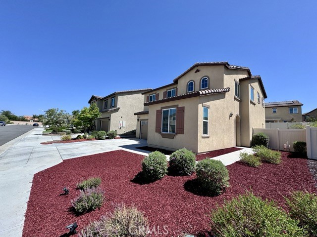 Welcome to this 4 bedroom 3 bathroom two story home with Solar INCLUDED available for lease in the coveted Santa Rosa Highlands community of Murrieta. As you approach, you're greeted by impeccably maintained, low-maintenance landscaping and a convenient 2 car garage. Upon entering, the home exudes a light, bright, and airy atmosphere, bathed in natural light that enhances its spacious feel. The heart of this home is the stunning kitchen, featuring elegant granite countertops, complemented by white cabinets adorned with stylish brass hardware. A central island offers both additional prep space and a gathering point, while stainless steel appliances and a generous pantry complete the culinary space. The kitchen seamlessly flows into an oversized family room boasting high ceilings and ample room for relaxation and entertainment. The main level also includes a bedroom and a full bathroom. Upstairs, a spacious and versatile loft awaits, perfect for a home office, media area, or play space. The remaining bedrooms are also located on the second level, along with a conveniently placed laundry room for added functionality. *Washer and Dryer are INCLUDED* The primary suite is impressively spacious and bathed in natural light from large windows. The attached ensuite bathroom is equally impressive, featuring dual sinks, a large soaking tub, a separate shower, and an oversized walk-in closet. Outside, the backyard invites you to unwind in a serene setting, featuring lush green grass and a covered patio, ideal for enjoying the outdoors year round. Residents of the Santa Rosa Highlands community enjoy access to a range of amenities including the swimming pool, spa, picnic area, a tot lot, and more! Schedule a showing today!