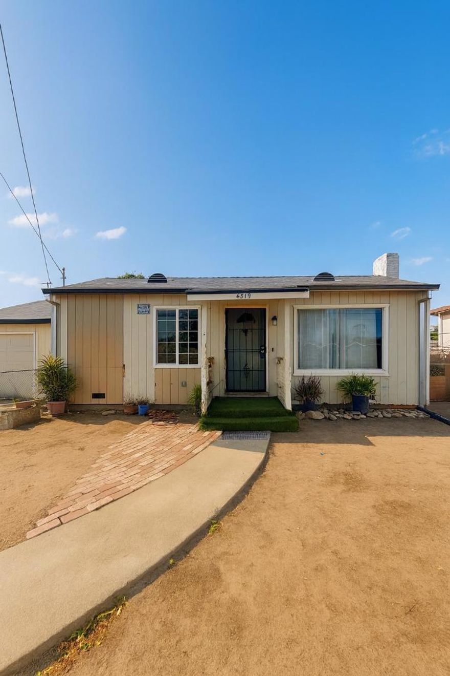 Move-in Ready with Room to Grow! Welcome this charming Stockton bungalow thats been given a fresh new start. Enjoy an updated kitchen, new flooring, fresh paint throughout, and a new roof. This 2 bed / 1 bath home includes a bonus room perfect for an office, nursery, or small third bedroom. The deep, fenced backyard offers endless possibilities  garden, play area, or park your trailer/RV with ease thanks to side access. Located minutes from Hwy-99, shopping, schools, and downtown Stockton, this home delivers convenience and comfort in one. Perfect for first-time buyers or investors seeking a solid, low-maintenance property with great rentability and long-term upside. **Please note photos show the home virtually staged.