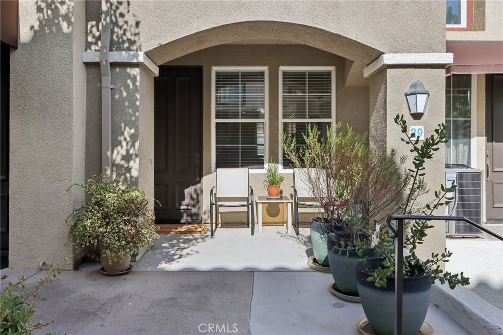 Welcome to 29 Via Pamplona, a Tranquil Courtyard Retreat in the Serene Community of Corte Melina!
This beautifully maintained home offers 1 spacious bedroom and 1 full bathroom, with direct access to an attached 1-car garage. Step out onto your private balcony off the primary bedroom—an ideal spot for peaceful morning coffee or quiet evening relaxation. The balcony features an elegant stained glass door that adds a charming, artistic touch to this calm oasis.
Enjoy the cozy, covered front porch that invites you in with a warm, serene ambiance, perfect for unwinding in your own quiet corner of the world. Inside, the kitchen boasts granite countertops, upgraded under-counter lighting, and stainless steel appliances, including a brand-new microwave and an included stainless steel refrigerator.
Additional interior highlights include a newer A/C unit, luxury vinyl plank flooring, soft light-colored carpet, recessed lighting, and a fireplace that adds comfort and character to the living space. The oversized garage comes equipped with ceiling-mounted storage racks, providing convenient extra storage.
Nestled in a peaceful courtyard setting within Corte Melina, this community offers resort-style amenities such as a fully equipped fitness center, a soothing spa, and a sparkling pool area designed for relaxation in a calm environment. With a low HOA fee and low tax rate, this home presents exceptional value.
Located in the heart of Rancho Santa Margarita, you’ll enjoy easy access to shops, restaurants, and entertainment, while retreating to your quiet courtyard haven at day’s end. Residents also have access to the RSM Lake and Beach Club, 13 parks, community pools, sports courts, playgrounds, and miles of scenic hiking and biking trails. Just minutes from O’Neill Regional Park, top-rated schools, and the 241 Foothill Transportation Corridor for a stress-free commute.