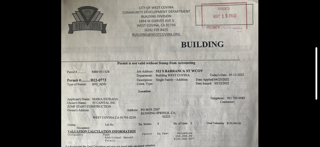 512 S Barranca Street