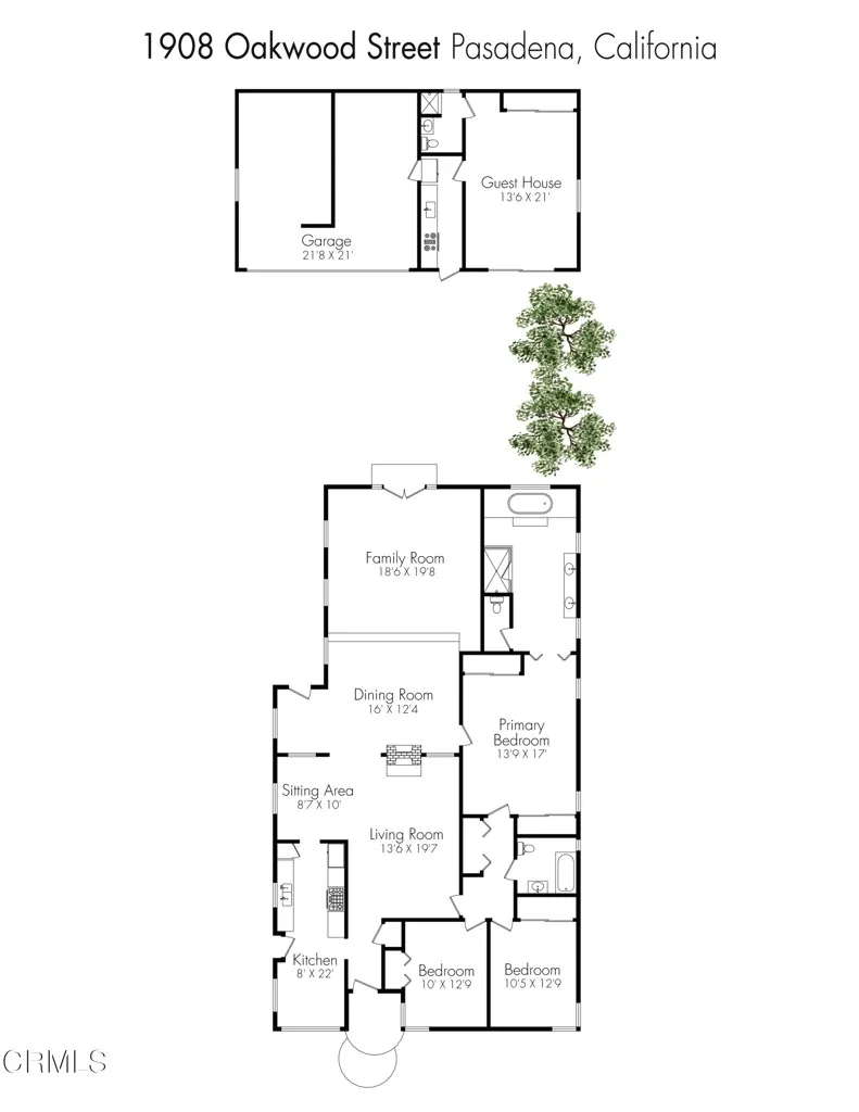 Pasadena, California 91104, United States, 3 Bedrooms Bedrooms, ,2 BathroomsBathrooms,Residential,Active,232730