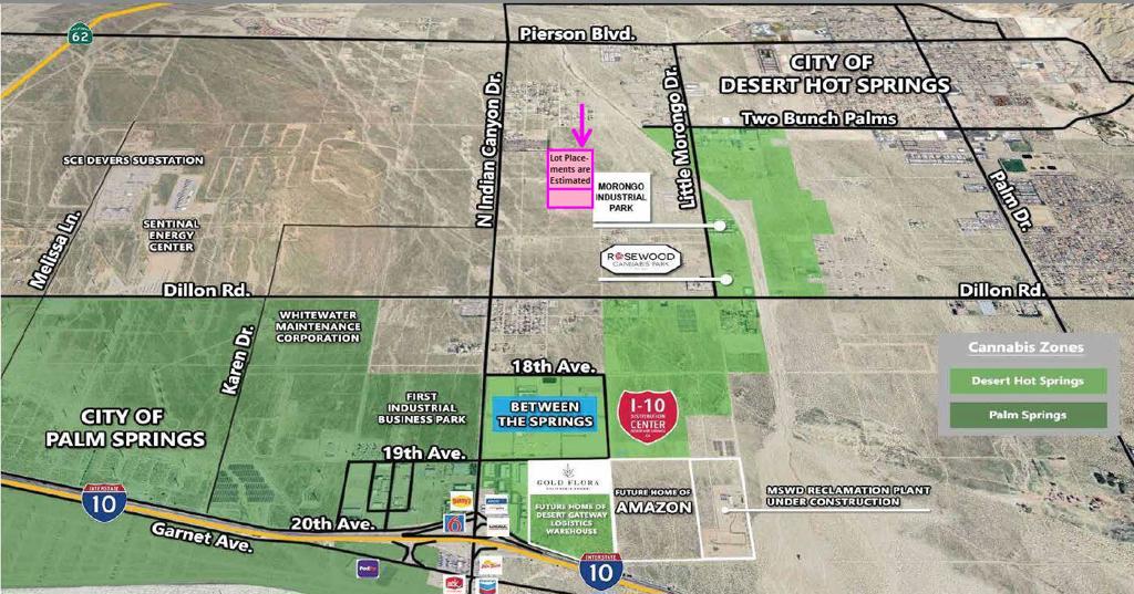 An exceptional opportunity to acquire a total of 57 acres of W-2 zoned vacant land in a prime and rapidly developing area! This unique offering includes two parcels 666-040-011 & 666-050-009, perfectly situated near the I-10 Freeway, and Highway 62. Enjoy sweeping panoramic views of the surrounding and close proximity the Two Springs Resort Park. With continued growth and development in the area, this land presents an outstanding investment opportunity with strong future potential.
