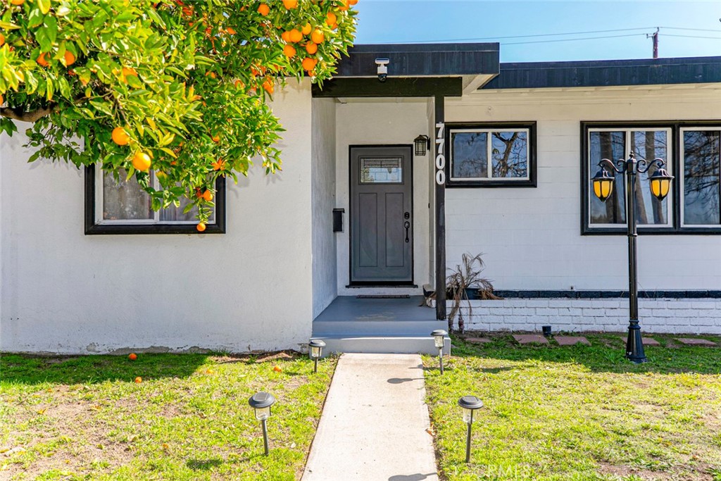 Welcome to 7700 Goodland Ave! This beautifully remodeled 4-bedroom, 2-bathroom single-family home is located in a prime North Hollywood neighborhood. This property features a detached 1-car garage with approved permits for an ADU, offering a fantastic opportunity for rental income or multi-generational living. Step inside to a spacious and bright living room with a cozy fireplace, leading to an additional room perfect for a formal dining area. The kitchen is well-equipped with ample cabinetry and stainless steel appliances, and the home is fitted with central AC and heating for year-round comfort. Enjoy the private and secure backyard with a covered patio, perfect for outdoor relaxation. This is a must-see home—don’t miss out!