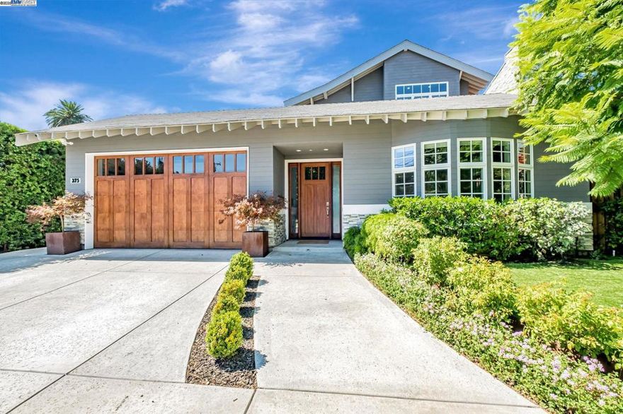 Nestled in the historic Niles District of Fremont, 375 Hillview Drive is a custom-built masterpiece that effortlessly blends modern elegance with functionality. Built in 2019, this high-end residence showcases superior craftsmanship and sophisticated design. Spanning multiple levels, this home features two luxurious master suites, including one on the main level. A contemporary aesthetic is highlighted throughout with custom cabinetry, high-end appliances, premium finishes, stylish chandeliers, and an abundance of natural light. At the heart of the home, the open-concept living spaces are designed for both comfort and entertaining, seamlessly flowing to a private backyard. Families can appreciate the Jack and Jill bathrooms connecting additional bedrooms, and ample space for a play area in the loft. A detached ADU provides versatility for guests, executive use, or rental income. Sustainable living is a priority, with solar panels supporting energy efficiency and eco-friendly landscaping throughout. Located in a community known for it's charm, top-rated schools, and tree-covered streets this home offers a rare blend of luxury, location, and lifestyle. Just a quick walk from boutique shops, cafes, parks, and scenic trails, 375 Hillview Dr is your gateway to the best of Fremont.