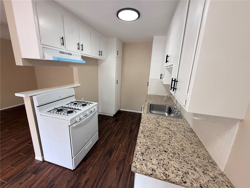 1 Carport and 1 car open parking space | Gated parking | REMODELED 1 BEDROOM APARTMENT | 1 bedroom 1 bath - downstairs. Near APU, Citrus College, also convent for 210 freeway access. Near downtown as well as shopping and movie theater down the street. This is near metro rail station, downtown, restaurants, shopping, entertainment, Target, and convenient for APU & Citrus colleges. Ceiling fans and appliances included.