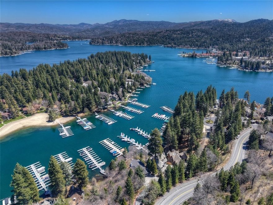 Don't miss this opportunity to own your own dock slip in serene and picturesque Meadow Bay.  Premium location with easy parking on North Bay Rd, access via ALA #36, and just steps away from ALA restroom.  This well maintained multiple dock includes a security gate and a private dock box at your slip. This slip is in the perfect location to enjoy everything Lake Arrowhead has to offer!