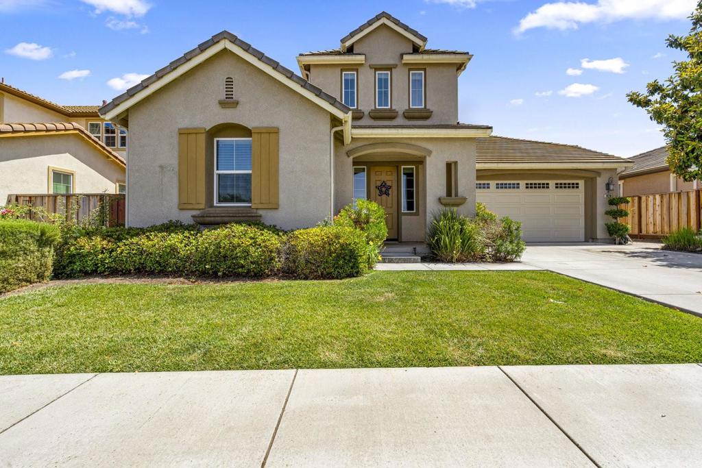 Move in and enjoy this beautiful 2012-built home with a den. Elegant designer touches throughout. Stunning open chef's kitchen with granite countertops, island, & stainless steel appliances. Beautiful formal and casual dining spaces. 2 ground floor bedrooms, one full bathroom, and one half bathroom. Beautiful bathrooms. Spacious bedrooms. Fantastic upstairs den. Upstairs laundry. Gorgeous primary suite with walk in closet and spectacular en-suite bathroom. Double pane windows & central A/C. Awesome private backyard with wonderful patio and grass lawn. Attached 2 car garage plus oversized driveway. Great proximity to schools, parks and shopping. Convenient commute location with easy access to Highway 101 and top Silicon Valley employers.